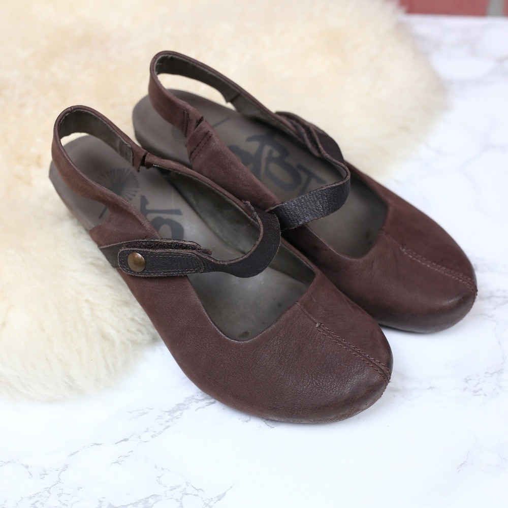 OTBT Springfield Mule Brown Leather 8.5